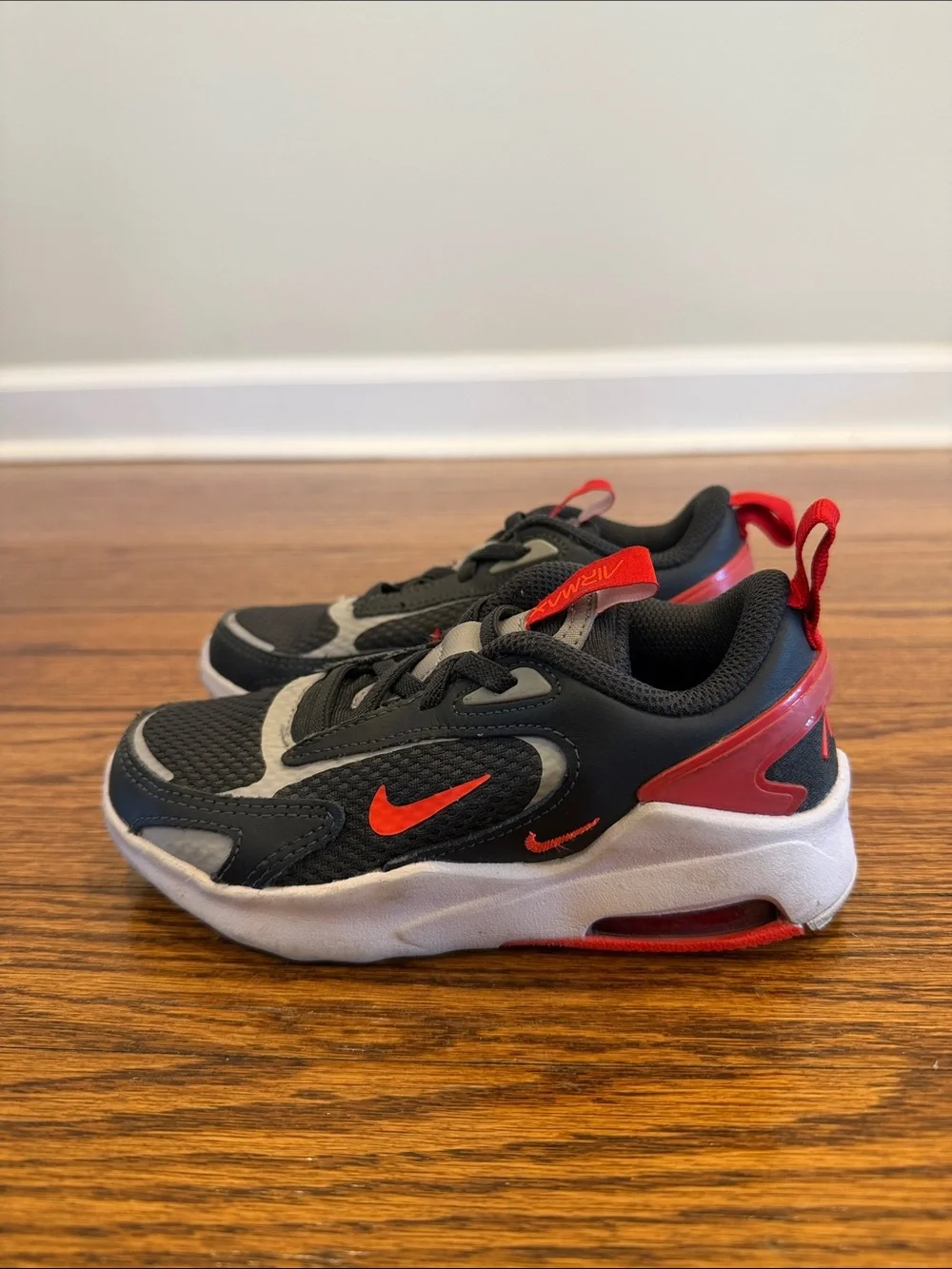 Nike Kids' Black and Red Athletic Sneakers